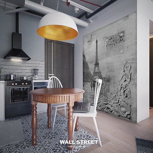 Фотообои в интерьере артикул Grayscale 14, GRAYSCALE, Wall street Фотообои в интерьере артикул Grayscale 14, GRAYSCALE, Wall street