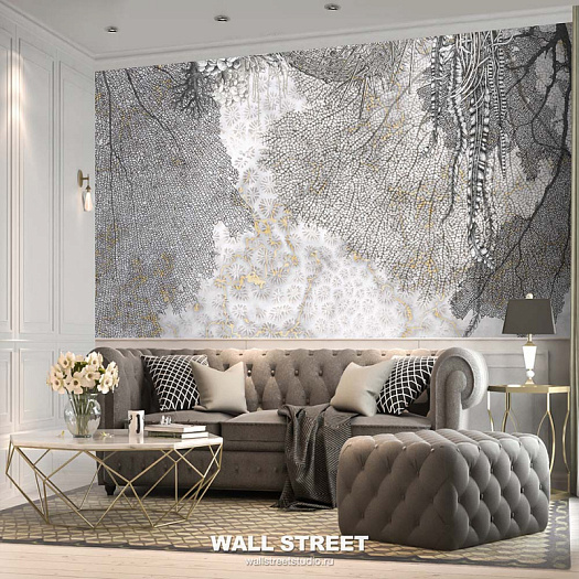 Фотообои в интерьере артикул Waves 17, WAVES, Wall street