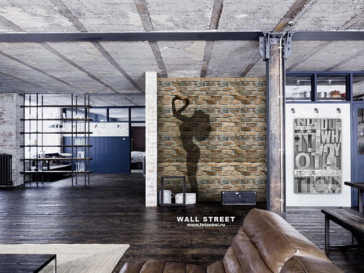 Фотообои в интерьере артикул podLOFT 21, ПОДЛОФТ / PODLOFT, Wall street Фотообои в интерьере артикул podLOFT 21, ПОДЛОФТ / PODLOFT, Wall street